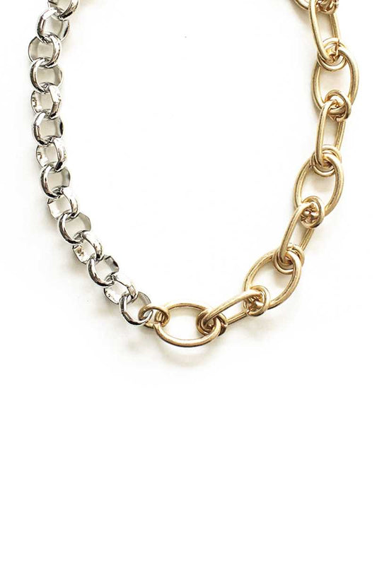 Metal 2 Style Necklace