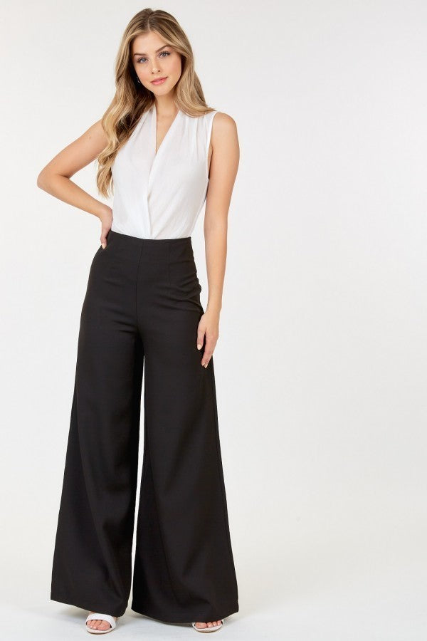 High Waist Wide Leg Flare Pants