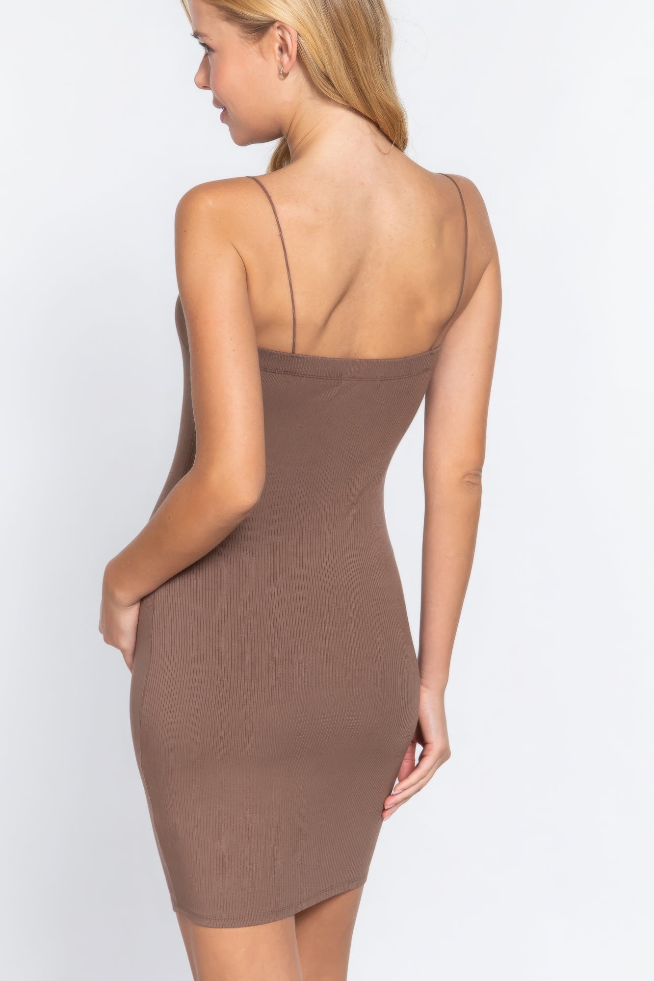 Cami Heavy Rib Mini Dress