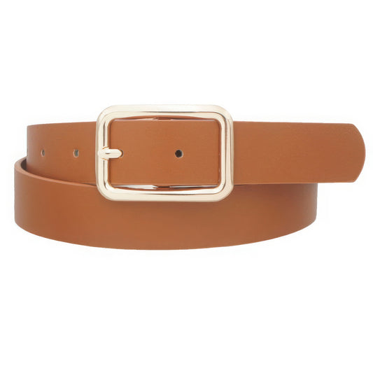 Modern Rectangle Buckle Belt